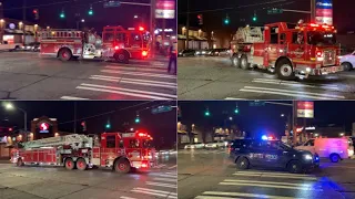 Huge Seattle FD response: L5, L8, L9, E16, E18, E21, B4, B6, A31, M18, M44, Saft2 & SPD!