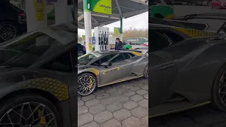 Lamborghini Huracan STO pitstop! 💦 Such a great track focused supercar |  #shorts #pitstop