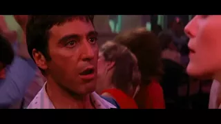 Scarface - Tony talking to Elvira (Babylon Dance Scene)