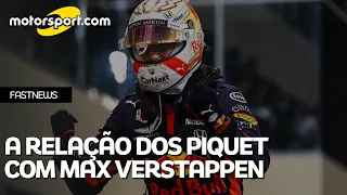 EXCLUSIVO: Com namoro de Verstappen e Kelly Piquet, Nelsinho revela o que Nelsão acha do 'genro' Max