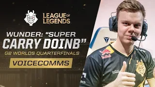 Wunder: "Super Carry Doinb" | G2 Worlds 2019 Quarterfinals Voicecomms