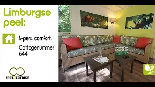 Spot je cottage | Cottage 644 vernieuwde 4 persoons comfort | Limburgse peel