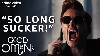 Crowley Traps Hastur in the Answering Machine | Good Omens | Prime Video