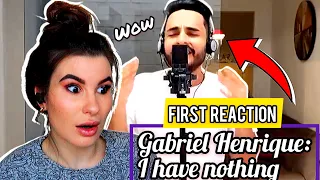 Gabriel Henrique-I Have Nothing (Whitney Houston cover) *FIRST REACTION*