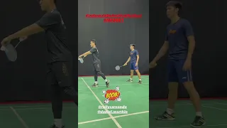 Leo Rolly Carnando / Daniel Marthin Latihan sebelum Indonesia Masters 2021 di Bali