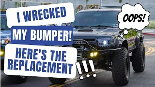 Installing a Nguyen Works Rear Bumper to replace my WRECKED stock bumper on my 3rd Gen 4Runner