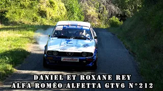 Rallye du Picodon 2023 - Alfa Roméo Alfetta GTV 6 N°212 - Daniel et Roxane REY