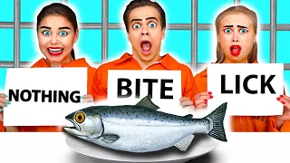 BITE, LICK OR NOTHING in Prison CHALLENGE by ideas 4 Fun