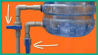 Secret !!! Connect two water pipes to a plastic bottle amazing things will happen