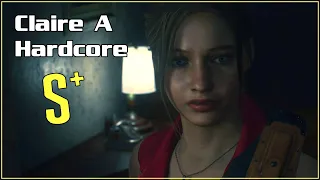 Resident Evil 2 - Claire A, Hardcore Difficulty, S+ Rank - Guide/Playthrough