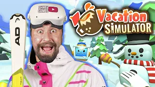 ОТПУСК, ГОРЫ, РОБОТЫ! Vacation Simulator VR! / Часть 2 /