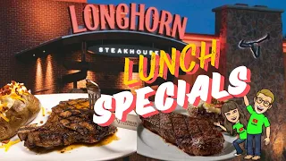 LONGHORN STEAKHOUSE SEVIERVILLE LUNCH SPECIALS MENU AND FOOD REVIEW #foodvlog