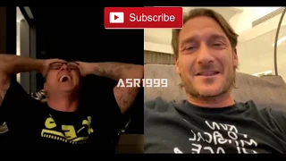 FRANCESCO TOTTI E BOBO VIERI in una DIVERTENTISSIMA diretta instagram