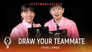 Draw Your Teammate with Sun Yingsha and Chen Xingtong | #ITTFWorlds2022