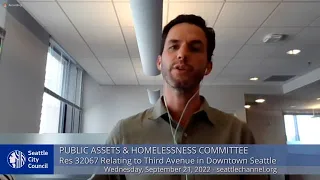 Public Assets & Homelessness Committee 9/21/22