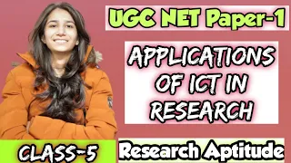Research Aptitude | Applications of ICT in Research | UGC NET Paper-1 | Inculcate Learning | Ravina