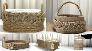 5 AMAZING JUTE IDEAS 2024 !!Easy Home decoration and Organization Ideas 🤎DIY