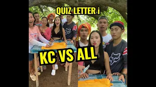 Full Video KC VS All Members | Quiz Letter i