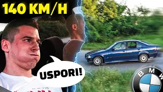 DRIFTUJEMO SA BMW ! *slupali se*