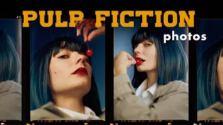 Pulp Fiction inspired film portraits