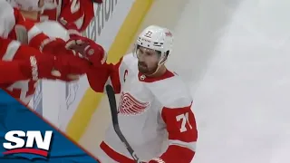 Red Wings' Dylan Larkin Splits Defence To Score Sweet Goal vs. Blue Jackets