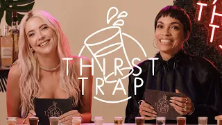 Ashley Benson & Rosario Dawson Day Drink While Answering Juicy Questions | Thirst Trap | ELLE