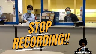 "YOU CANT RECORD" LAUREL POST OFFICE WORKER TRIES TO CALL THE COPS // LAUREL, MD 1ST AMENDMENT