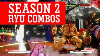 Street Fighter V Season 2 - Ryu Combos #023