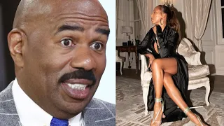 'Family Feud' Steve Harvey Got ANGRY On Wife Marjorie -After Seeing Majorie’s SEXY Backless Outfit