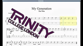 My Generation (2012 Syllabus) Trinity Grade 5 Bass