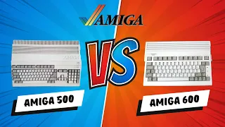 What are the differences between an Amiga 500 and Amiga 600?