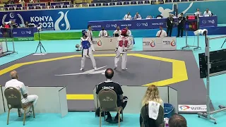 Zeliha AĞRIS (TUR) Roya HAJİYEVA (AZE) 2022 ISLAMIC SOLIDARITY GAMES 53 kg QF