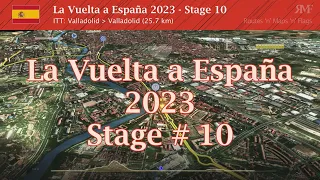 La Vuelta 2023, Stage 10 (Valladolid - Valladolid), course, route, profile, animation