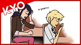 A Connection Through Yawning (Hilarious Miraculous Ladybug Comic Dub)