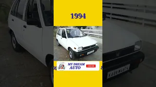 Evolution of maruti suzuki 800 (1983~2019) #shorts