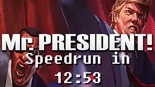 Mr.President! Speedrun in 12:53