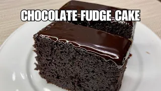 MOIST CHOCOLATE FUDGE CAKE by lanie tapire #chocolate cake