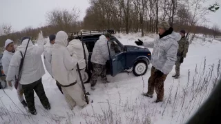 ОХОТА НА ВОЛКА 2017 "ПО ПЕРВОМУ СНЕГУ". ТРОПЛЕНИЕ ВОЛКОВ. WOLF HUNTING/ GoPro HERO 4