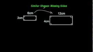 Similar Shapes - Missing Sides