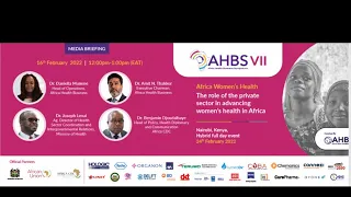 Special Press Briefing on the Africa Health Business Symposium-2022