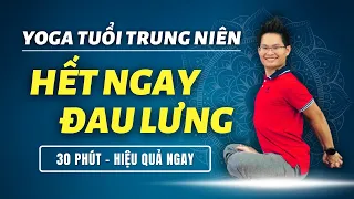 Tập Yoga Tuổi Trung Niên, Hết Ngay Đau Mỏi Lưng, Vai Gáy, Thoái Hóa | Kim Ba Yoga