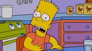 The Simpsons eat vegetables