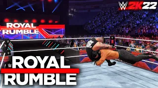 WWE 2K22: Roman Reigns (c) vs. Kevin Owens | Undisputed WWE Universal Title | Royal Rumble 2023