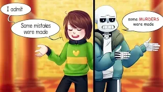 CHARA, those are not just "some mistakes"! (Undertale Comic Dub Compilation)