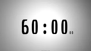 60 minutes COUNTDOWN TIMER with voice announcement every minute