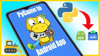Python PyGame to Android App: How to make .apk and .aab files with Buildozer Full Tutorial