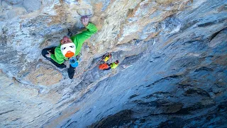 "Odyssee" (Eiger North Face / 1400m / 8a+) with Tobias Suter & Cédric Lachat - CLIMBING RAW EDITS