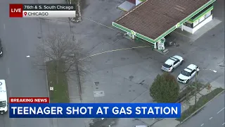 Teen boy critically hurt in shooting at Chicago gas station, police say