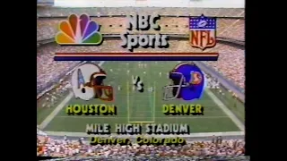 1987-10-04 Houston Oilers vs Denver Broncos