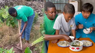 Farm-to-table! I turned this into Dumplings. My son just can't get enough